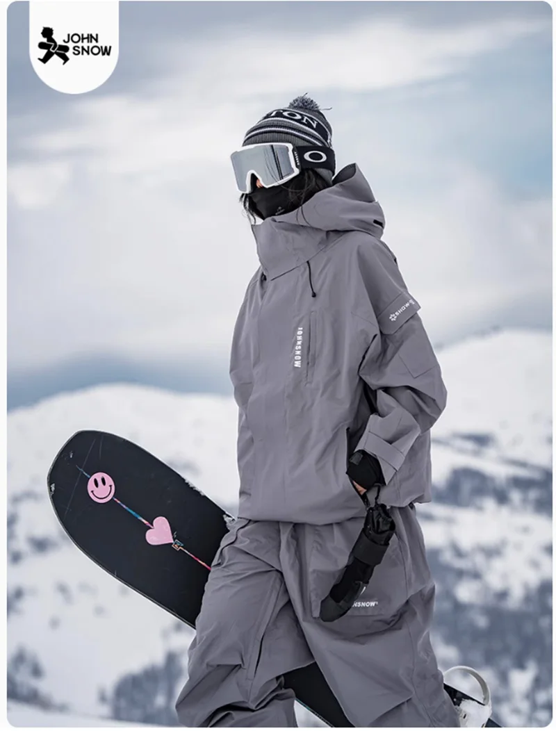 John Snow Winter Ski Suits Men And Women Outdoor Waterproof