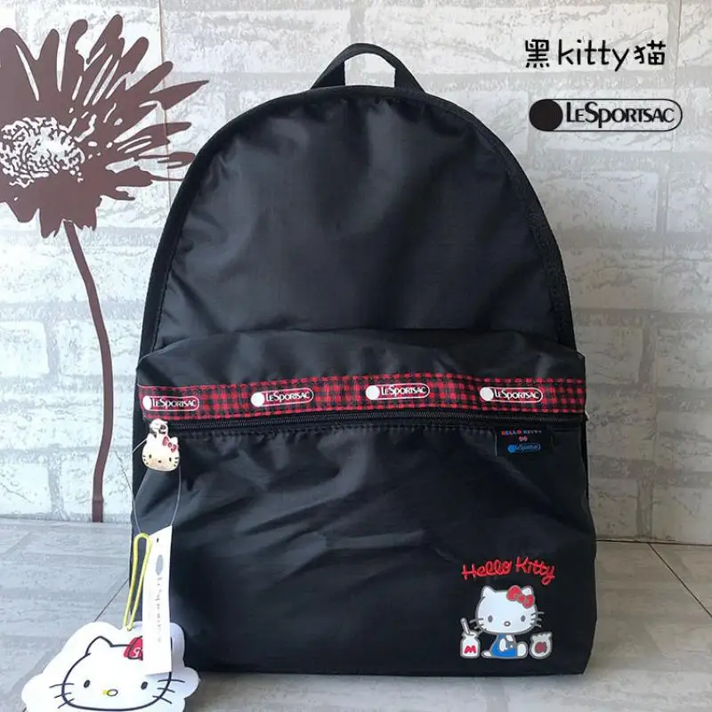 

Lesportsac Sanrio Kawaii Hello Kitty Snoopy Women's Bags Large Capacity Lightweight Travel Bags Backpacks School Bags