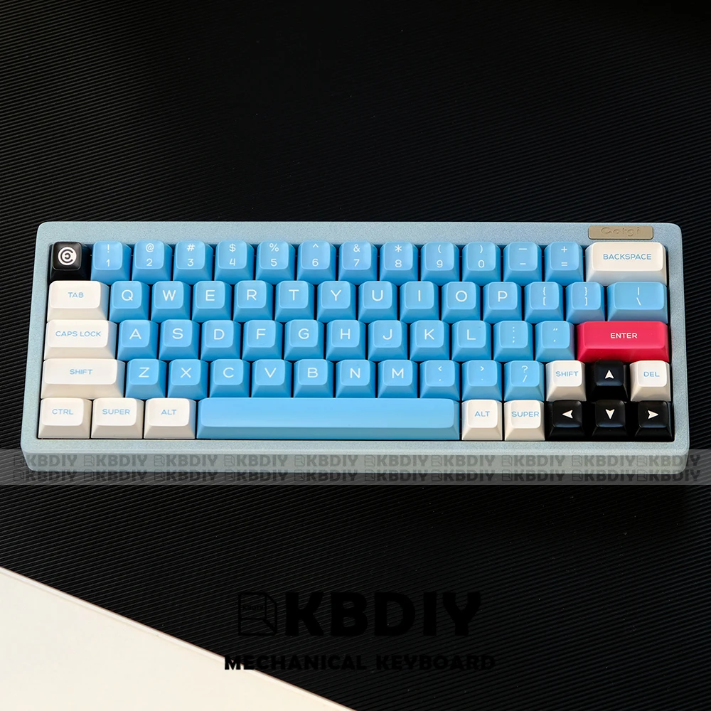 Kbdiy-teclados Mecânicos Gaming Double Shot 7u Barra de Espaço Perfil SA Pbt Dye-sub 164 Teclas por Conjunto Personalizado