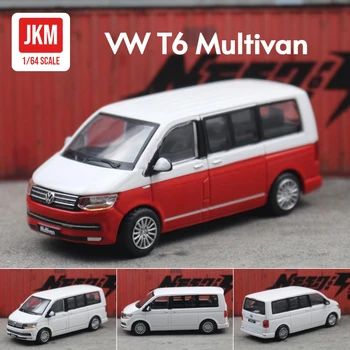 1/64 Volkswagen T6 Multivan MPV Van Miniature Model 1:64 Free Wheels Toy Car Vehicle Diecast Alloy Collection Gift For Boys Kid 1