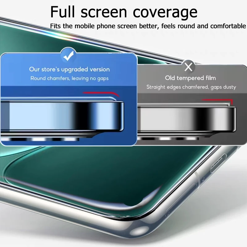 Premium Tempered Glass Screen Protector for Smartphones (1-4 Pack)