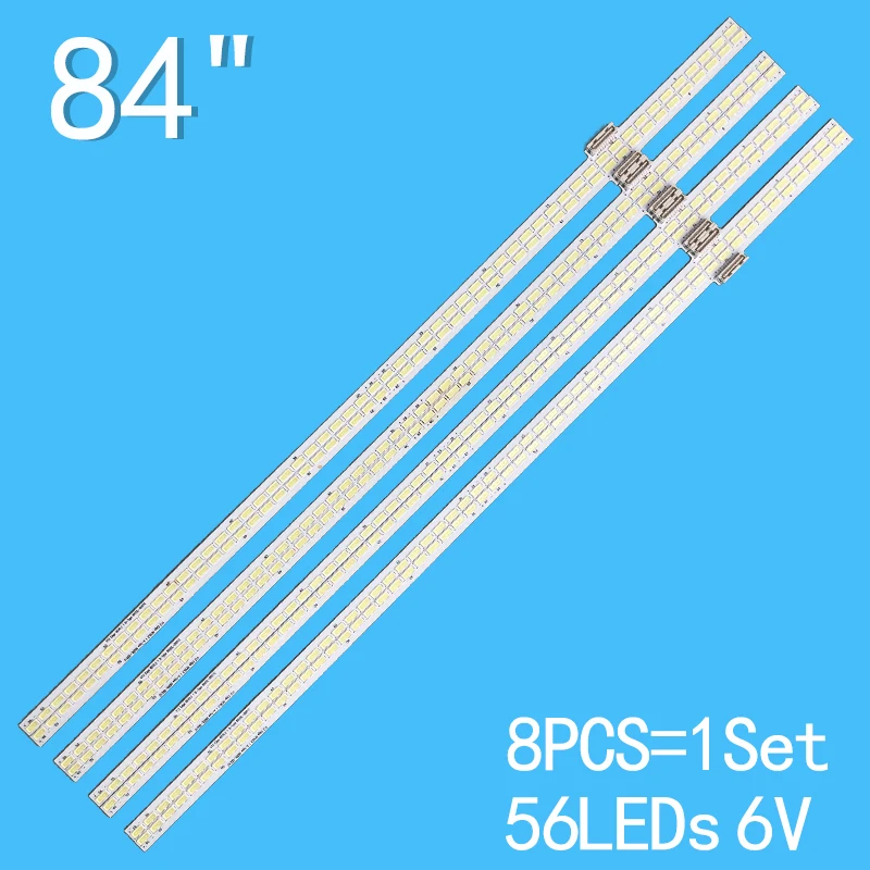 10pcs 1set led backlight strip for lg 47 v14 sdrt rev0 8 6920l 0504a 6920l 0506a 6920l 0505a 6920l 0507a 47lb670v 47lb675v 464mm LED backlight strip For 56 lights 84UB9800 84 