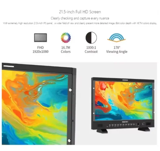 SEETEC P215 PRO 21.5 inch 1000nit High Bright Broadcast Monitor Full HD 1920x1080