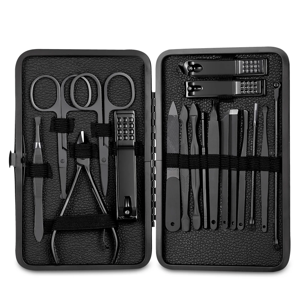 Manicure Set, Manicure Pedicure Kit, Nail Clipper Set, Nail Scissors Set, Nail Care Kit, Manicure Nail Clipper Set, Nail Clippers Kit, Nail Clipper, Nail Clippers 7-18pcs Manicure Tool Set Stainless Steel Cuticle Nipper Cutter