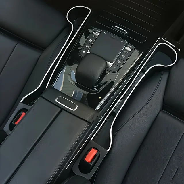 Car Seat Gap Filler Seat Crevice Storage Box Bag Between Seat Console Organizer Decoration Interior Car Accessories Dropshipping