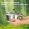 304 stainless steel pressure cooker,suitable for all stoves, suitable for kitchen cooking and outdoor camping 5