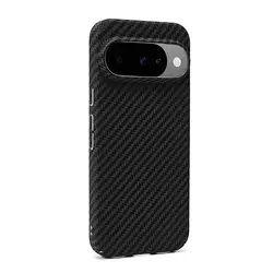 Magnetic Kevlar Carbon Fiber Textured Drop - Proof Phone Case for Google Pixel 11 (1)