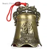 Alloy Wind Chime Car Pendant Buddhist Hall Ornament Supplies Lucky Fortune Fengshui Craft Home Bell Decoration Customized Gift 2