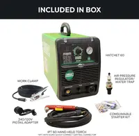 Welding Machine 110 V / 220 V 60 Inverter Plasma Cutter Cuts Virtually Any Type of Metal Front Mounted Pressure Gauge 2
