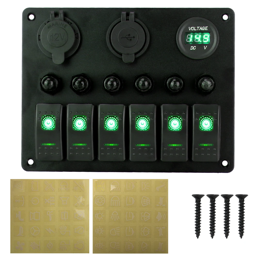 لوحة تحكم السيارة 12/24 فولت