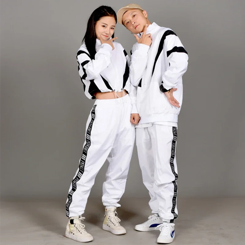 

Female Street Dancewear Men Jazz Dancing Performance Clothing Adults Modern Stage Outfit Hip Hop Dance Costumes
