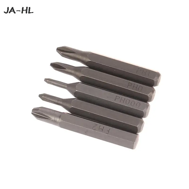 

Screwdriver Bit H4×28mm Cross Screwdriver Magnetic Bits PH0000 PH000 PH00 PH0 PH1 PH2 4mm Hex Shank Nutdrivers Hand Tools 5Pcs