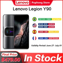 Lenovo Legion Y90 5G Gaming Mobile Phone 6.92 Inch 144Hz AMOLED Snapdragon 8 Gen 1 Octa Core 68W Super Charge Android 12 NFC