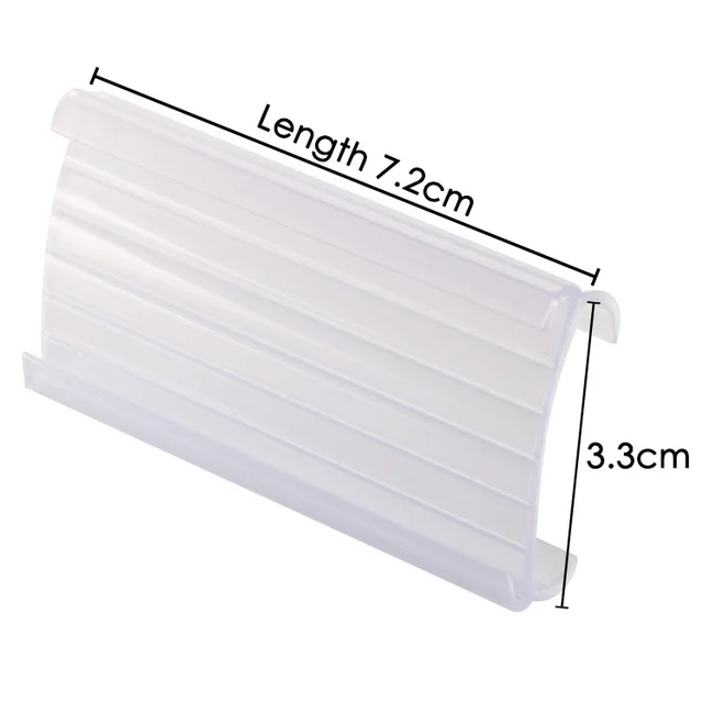 15 Porta Etichette In Acrilico Trasparente 10x8 Cm - Stand Per Nomi, Prezzi E Avvisi Da Tavolo