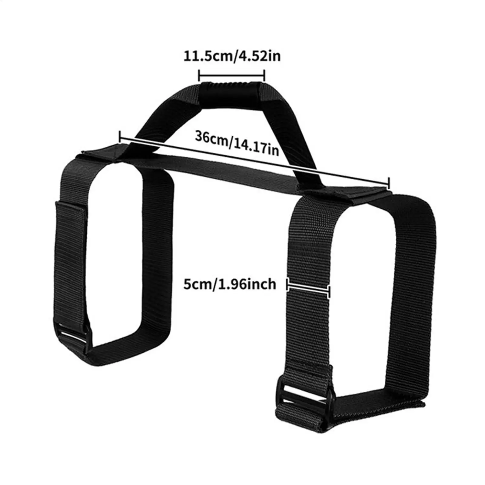 Scuba Diving Dive Tank Air Cylinder Bottle Transport Carry Strap Carrier Holder with Handle and Shoulder Strap Easy Attach