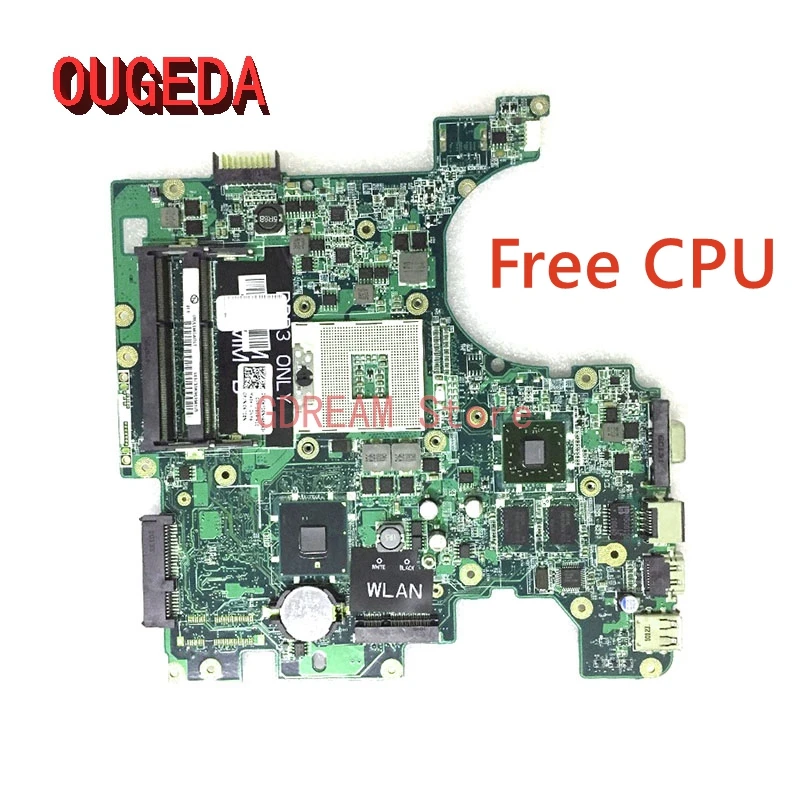 

OUGEDA CN-0F1R94 0F1R94 F1R94 DA0UM3MB8E0 For DELL 1764 Laptop Motherboard HM55 PGA989 DDR3 Free CPU full test