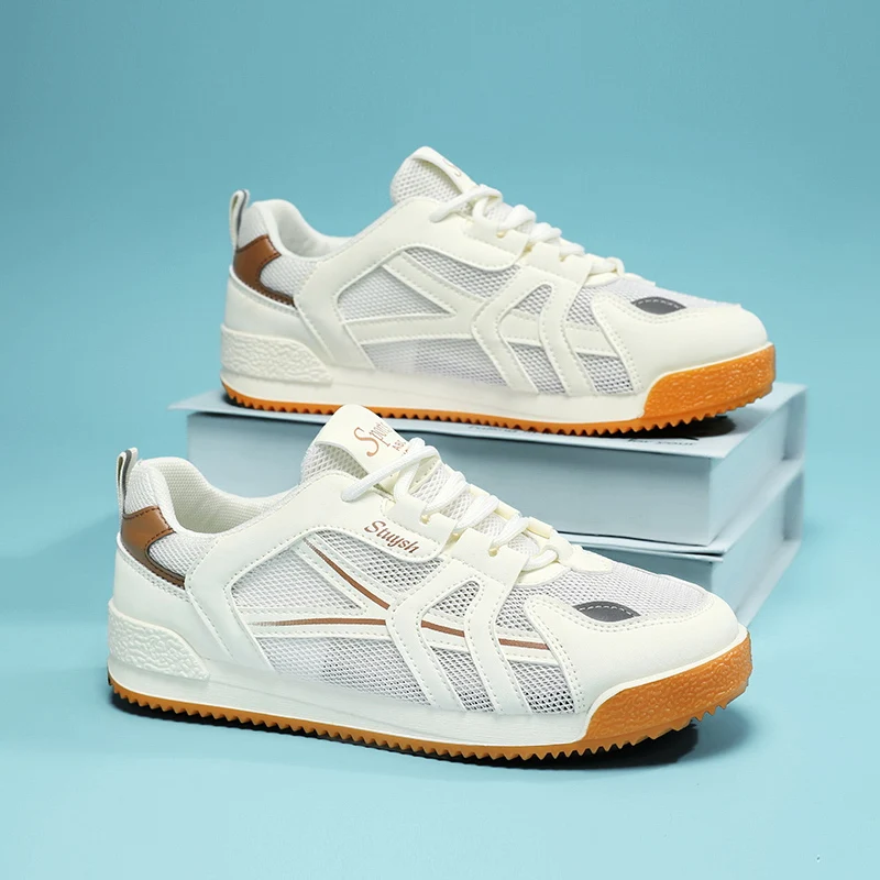 Large Size Summer Women's Sneaker Hollowed Out Lightweight Comfortable Breathable Running Shoes Casual Sports Shoes Mesh Shoes