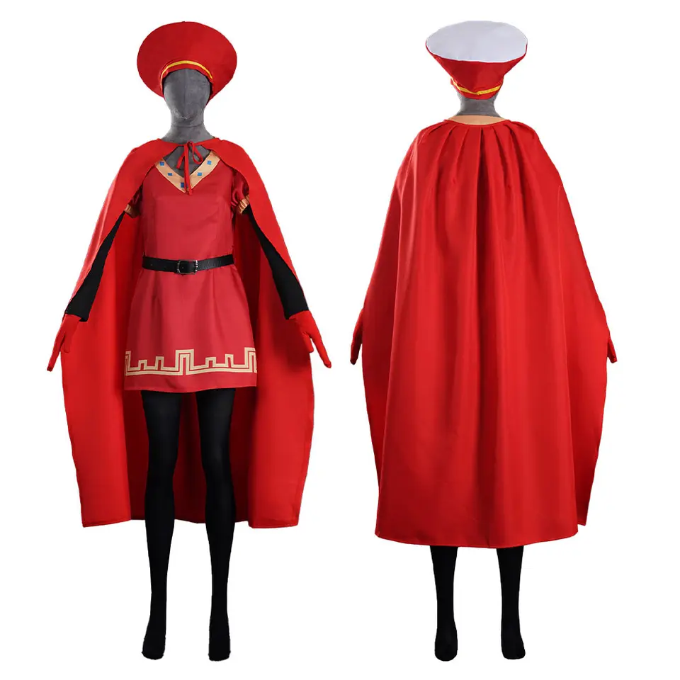 AYYOHON Farquaad Lot De 5 Costumes Pour Homme Avec Cape, Cape