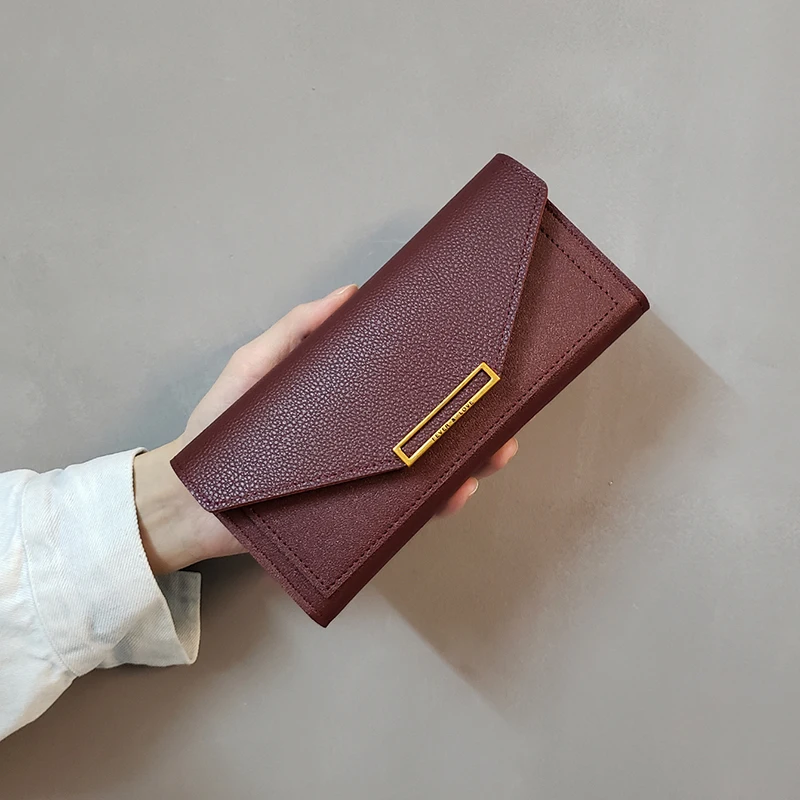 محفظة طويلة للنساء محفظة السيدات الشعبية الإناث مح...