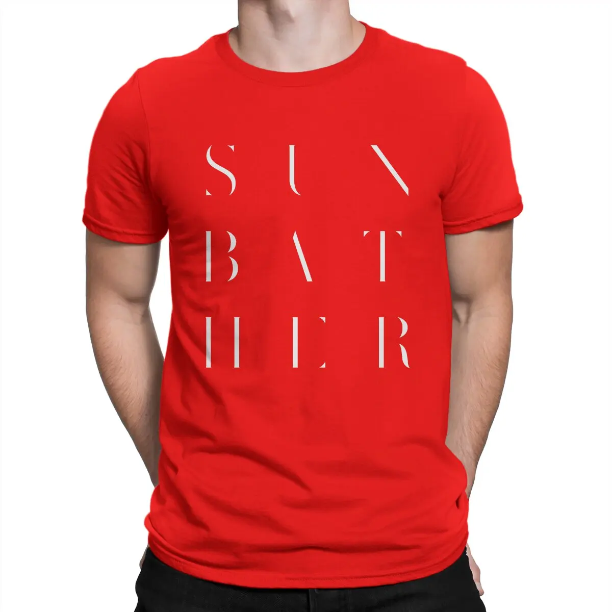 thumbnail image 1 of Camiseta de algodón informal para hombre, camiseta de manga corta, camiseta Deafheaven con cuello redondo, nueva llegada, 1 of 7