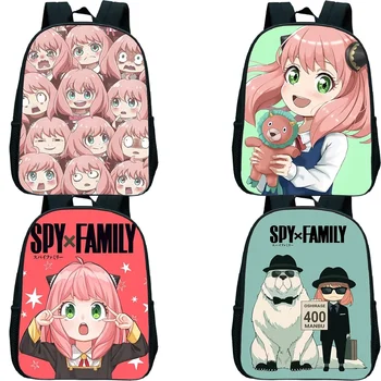 Anime Spy X Family Backpack Cosplay Anya Forger Schoolbag Boys Girls Kindergarten Daypack Cartoon Book Bag Waterproof Backpack 1