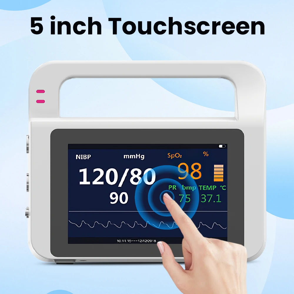 VE5 Veterinary Monitor Portable veterinary Ultrasound 5 inch Touch Screen veteri