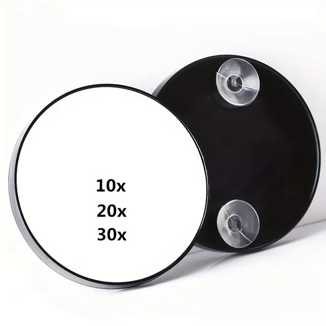 HOMakeup-Miroir grossissant 10x20x 30x fois, avec ventouse, grossissement des points noirs, élimination de l'acné, des pores 5