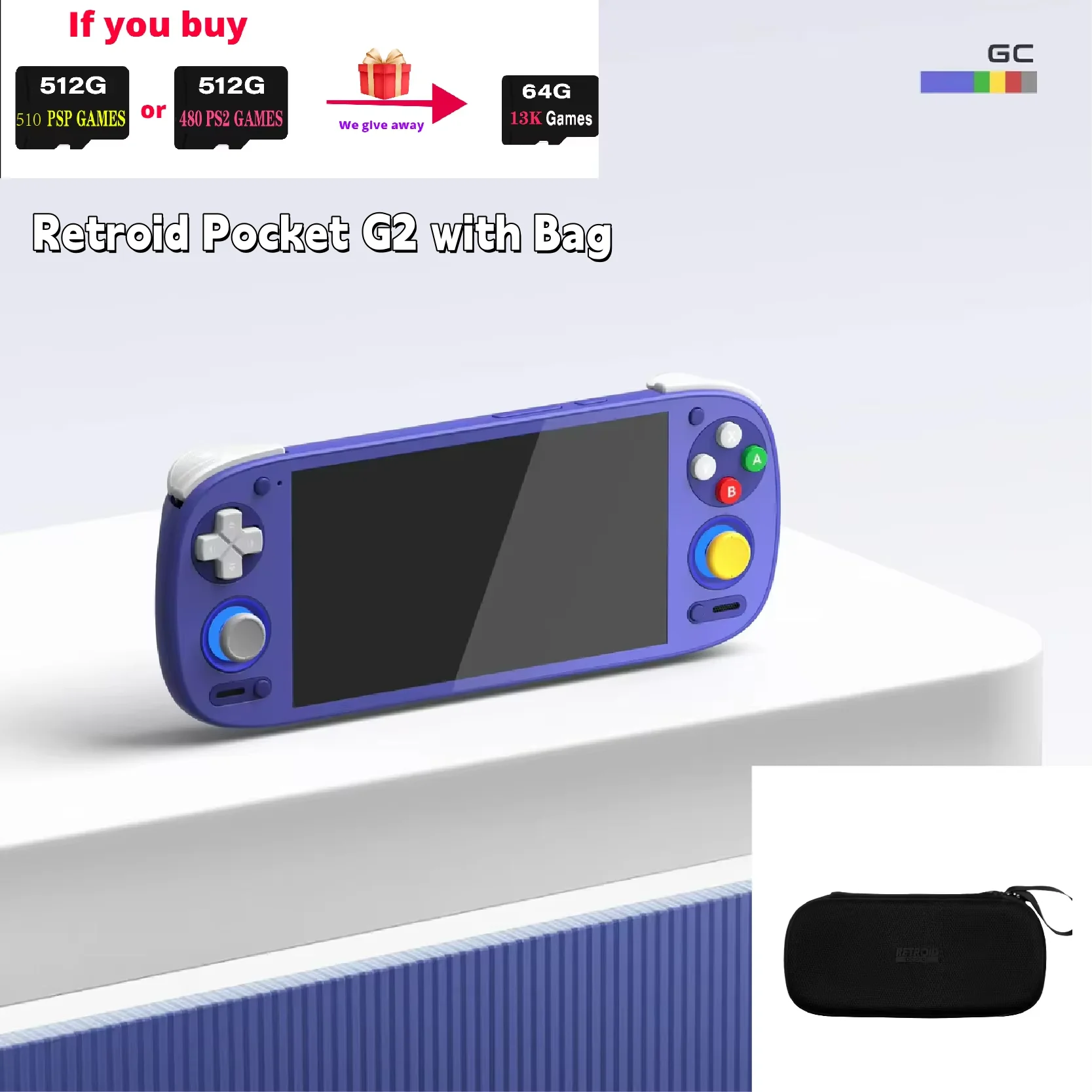 Retroid Pocket G2 携帯ゲーム機 5.5インチ 1080P AMOLEDスクリーン