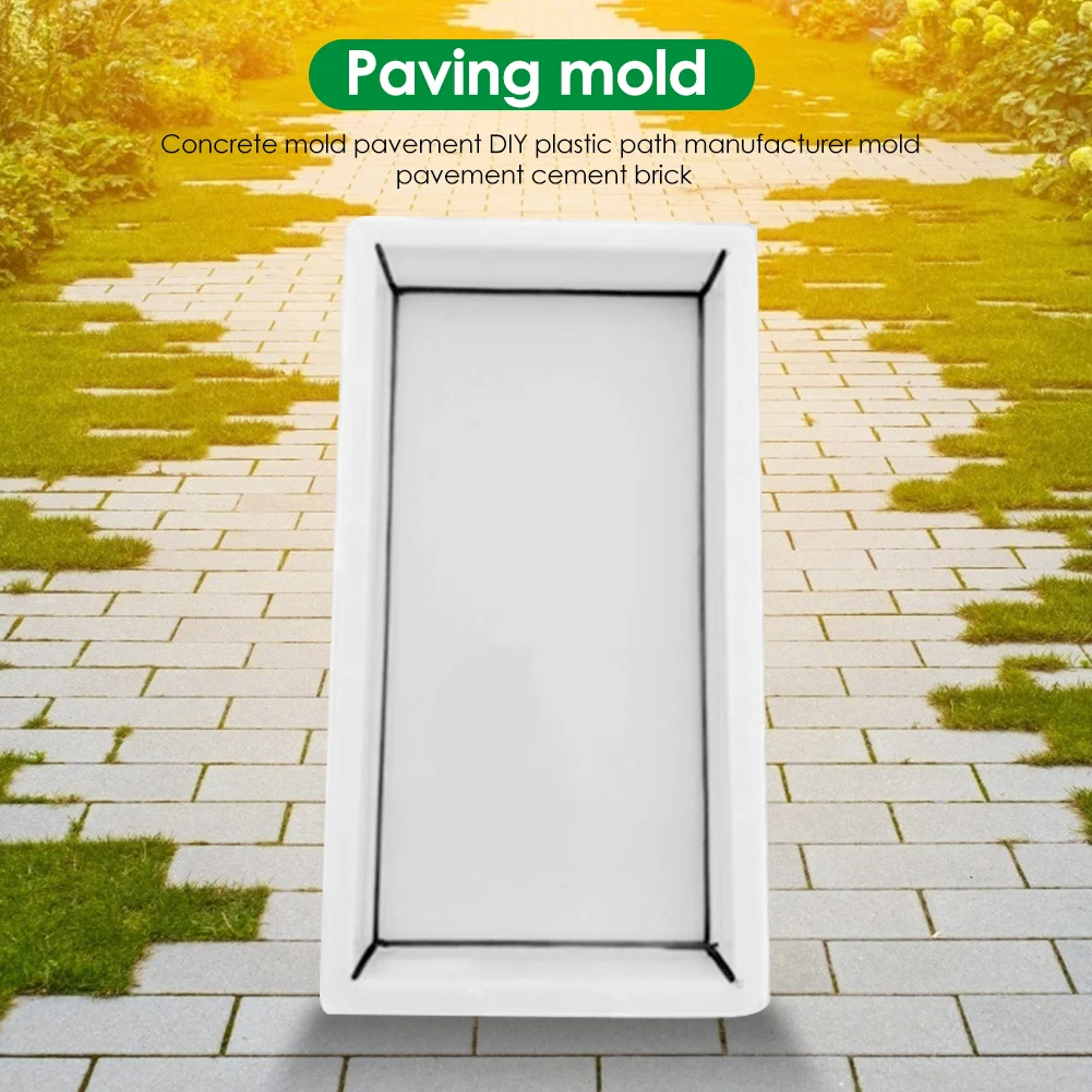 Reusable Garden Road Mold DIY Manually Paving Cement Concrete Mould Path Maker concrete molds garden path molds