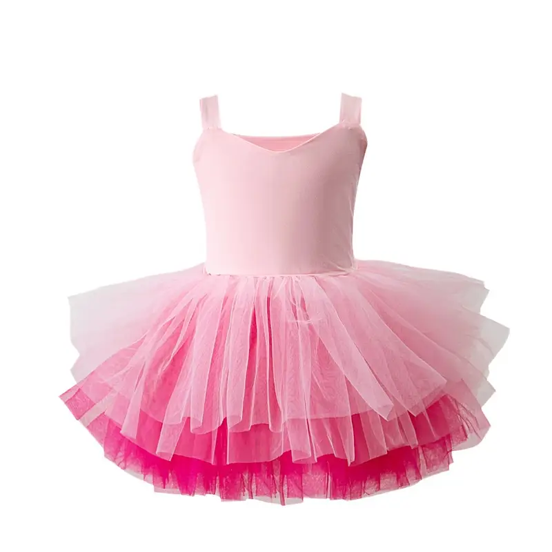 Summer Kids Dress Tutu Ballerine Children Clothing Vestidos Girl Ballet Leotards Dance Gymnastics Thin Ballet Girls Dresses - Image 2