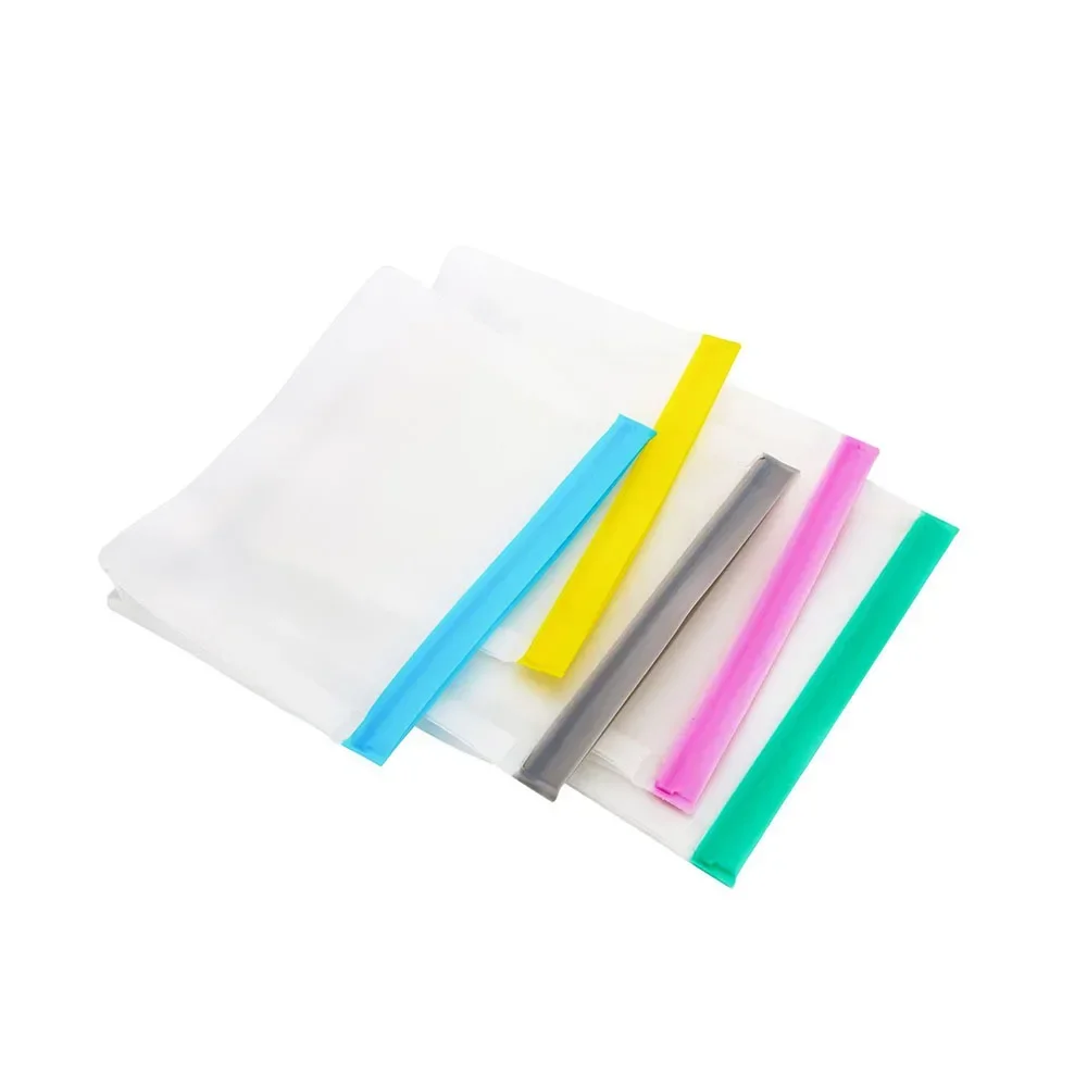 PEVA Food Storage Bag Leakproof Top Vertical Reusable Frozen Sandwich Self-sealing Silicone Bag Food Preservation 4
