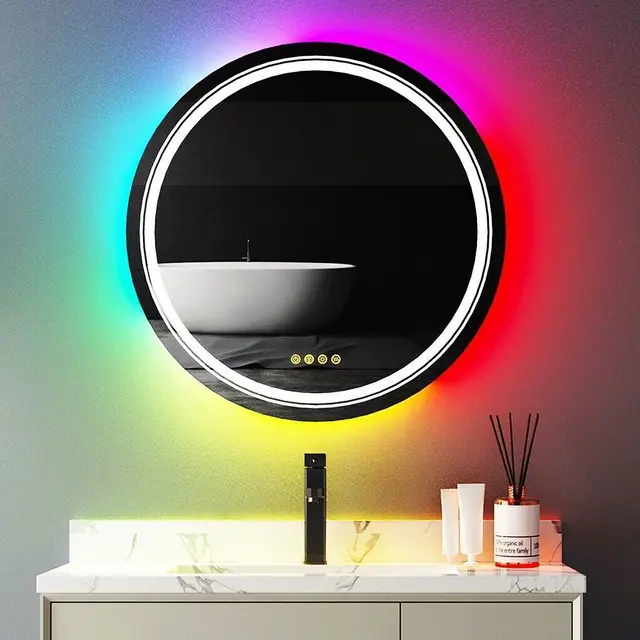 Round LED Bathroom Mirror
