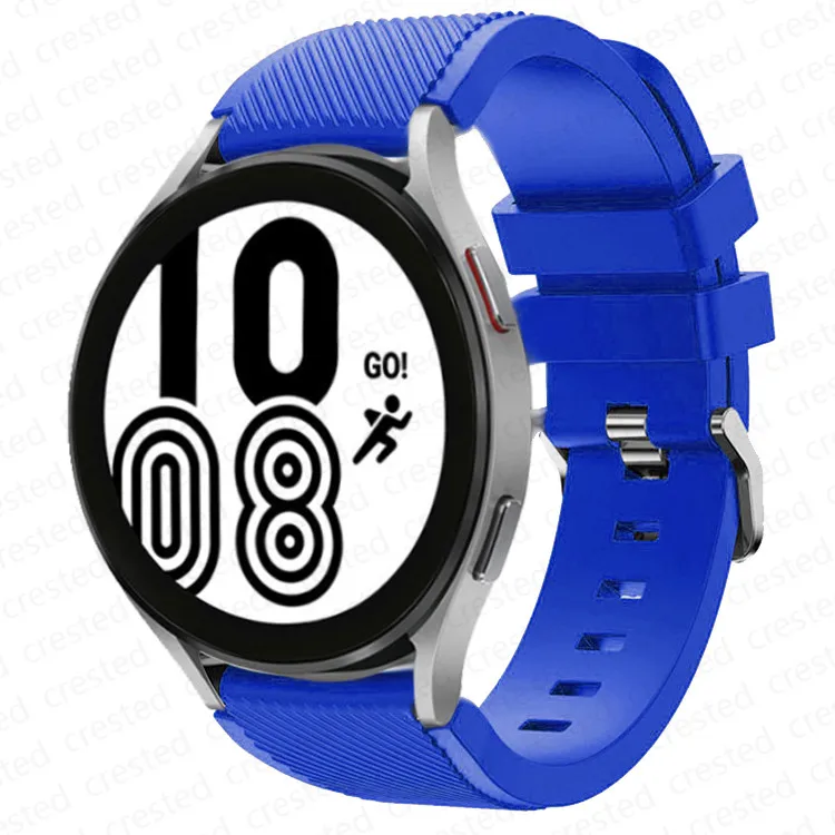 Universal Silicone Smartwatch Strap - 20mm/22mm Interchangeable Band
