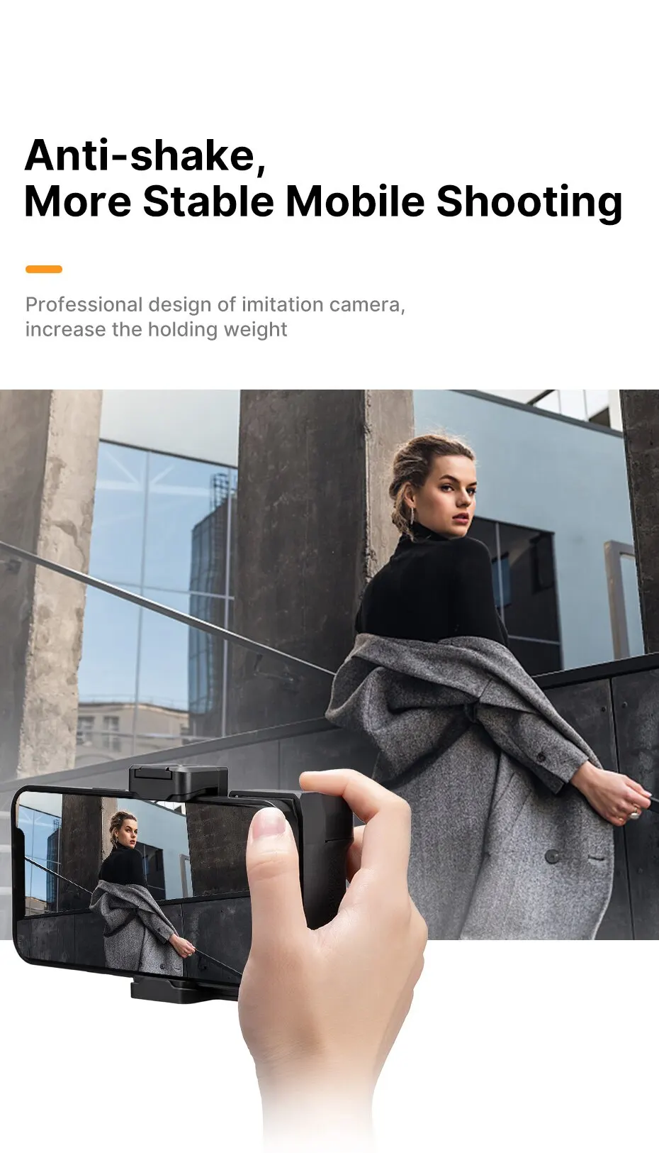 Perche à selfie portable Bluetooth avec obturateur de téléphone pour la photographie Vlog iOS Android