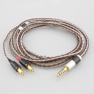 Image for HiFi 2.5mm 4.4mm XLR 3.5mm 8 Core Silver Plated OC 