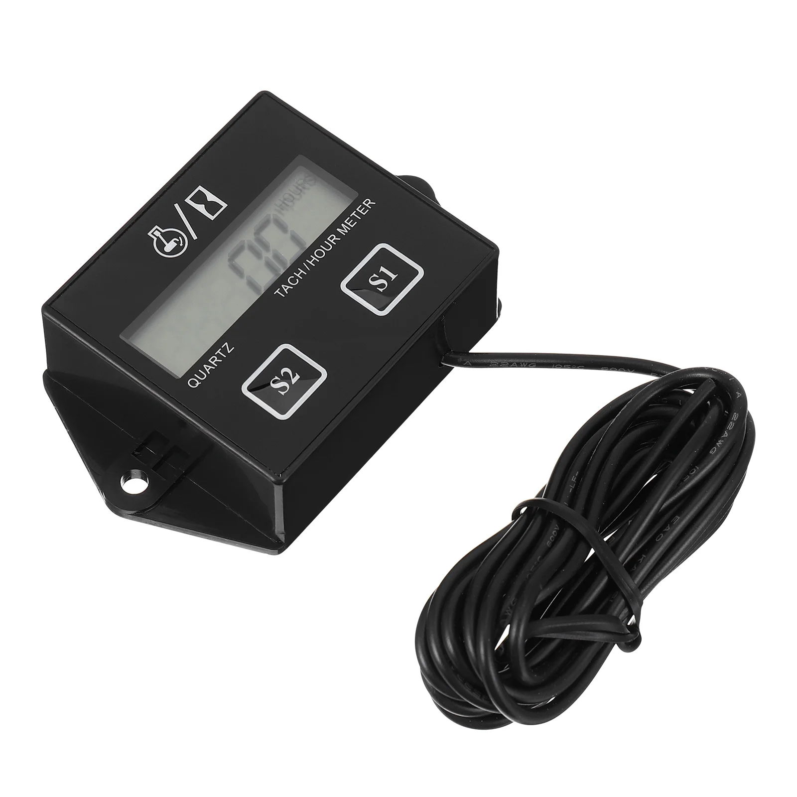 

Motorcycle Hour Accumulator Electronic Tachometer Bicycle Engine Digital Meters