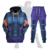 2025 Popular Cosplay Anime Saint Seiya printed hoodies pants sets 3D Street Harajuku Tracksuit sets Men's Sports two-piece suits 5