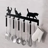 lovely cat shape metal Key Holder for Wall Decorative Key Mount Hanging Key Rack Hallway Entryway Office Kitchen decor 4