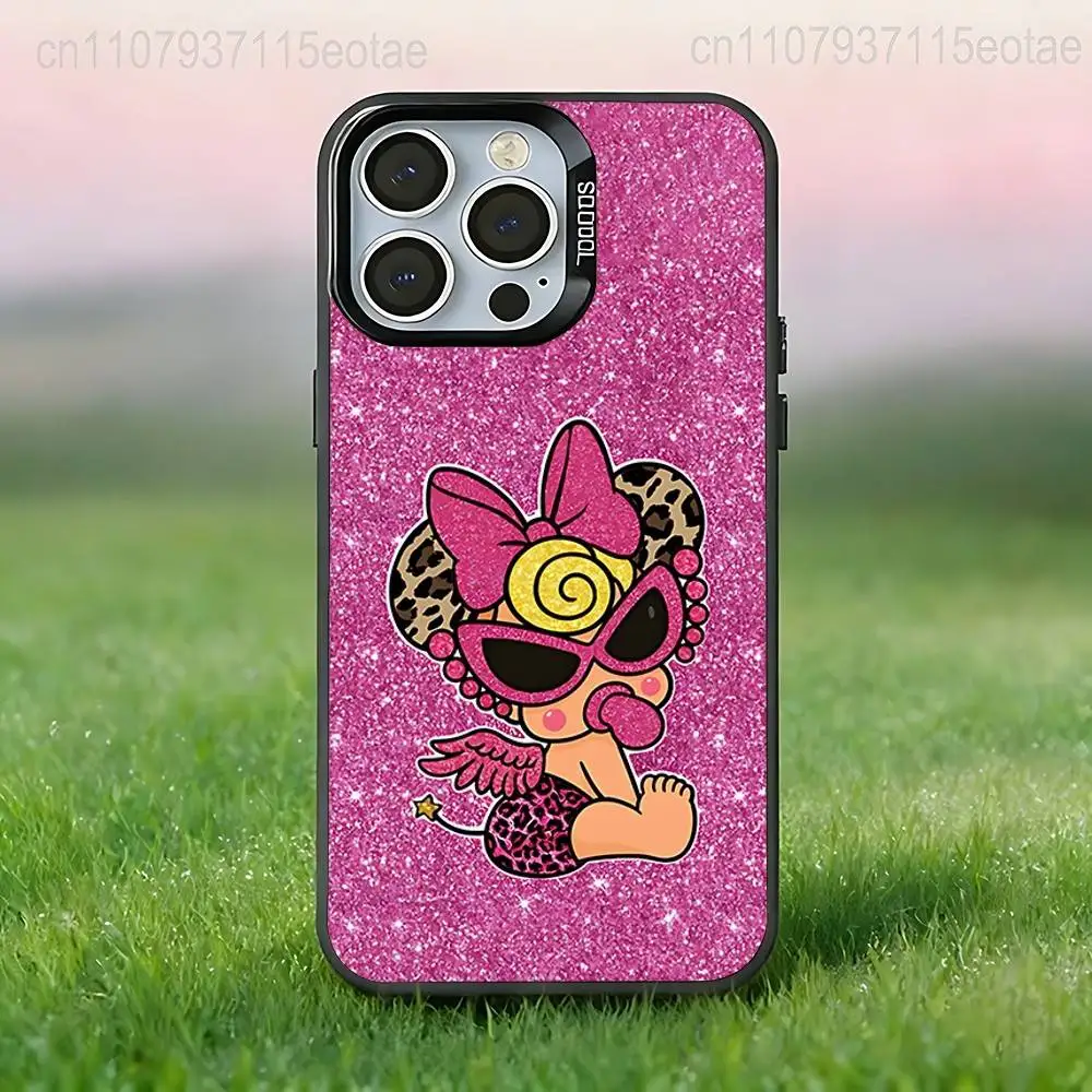 H-Hysteric Colorful Mini Phone Case - Black IMD Cover