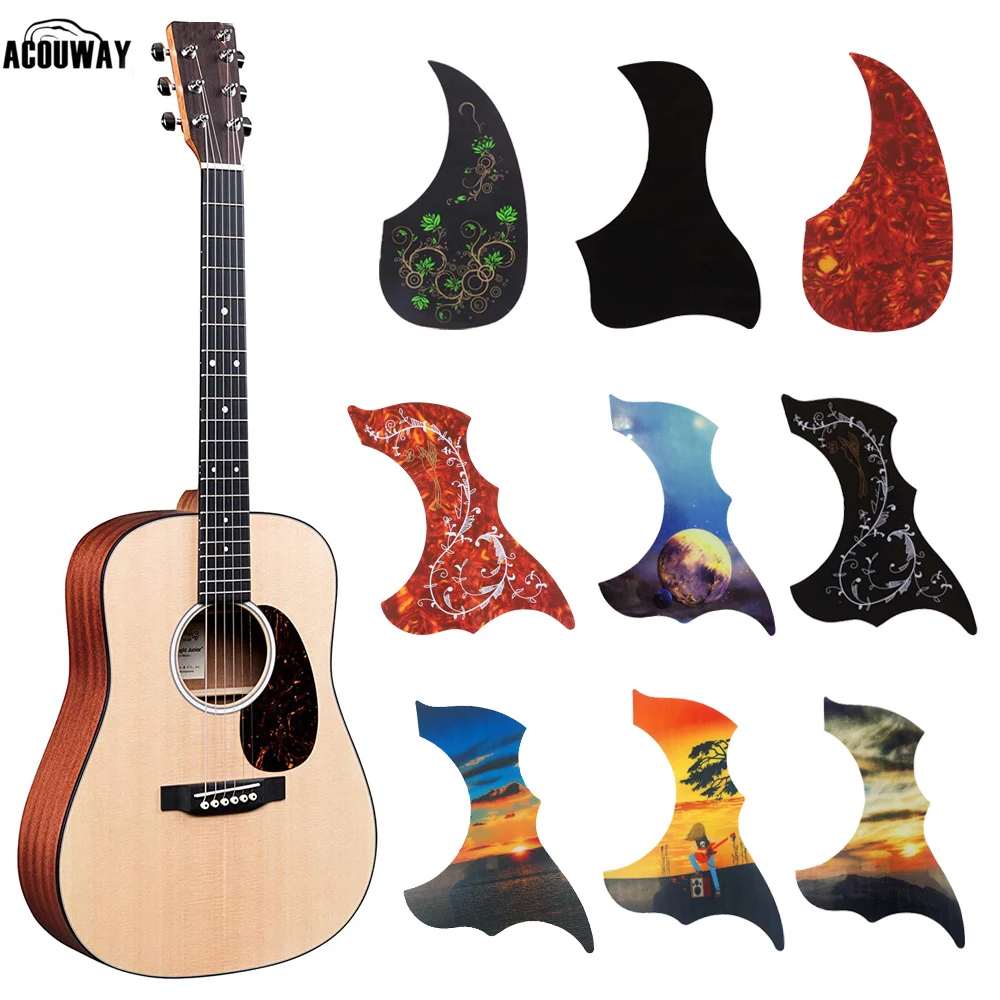 Pickguard Autocollant Folk Acoustic Guitar  Accessoires de guitare  Pickguard Autocollants-Pièces détachées et accessoires de guitare-Aliexpress