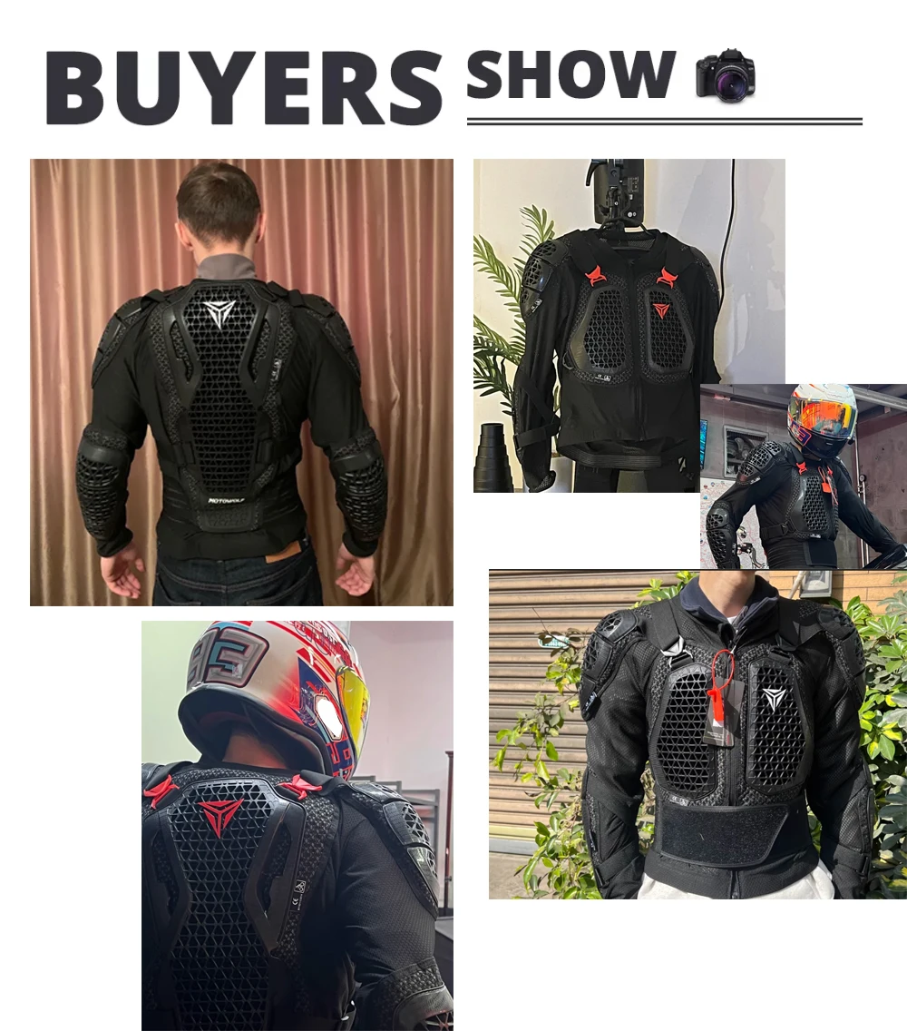 Motorcycle Jackets Men Moto Body Armor Motocross Racing CE Approval Motorbike Protection Gears