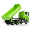 LESU 1/14 770S 6x6 RC Hydraulic Dumper Truck 3-way Remote Control Tipper Metal 3Axles Tipper Painted Light Sound System Model 3
