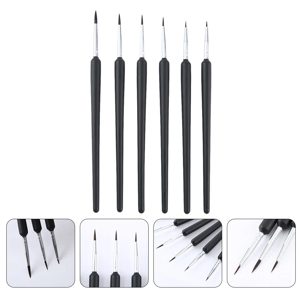 

6Pcs Detail Paint Watercolor Paint Oil Painting