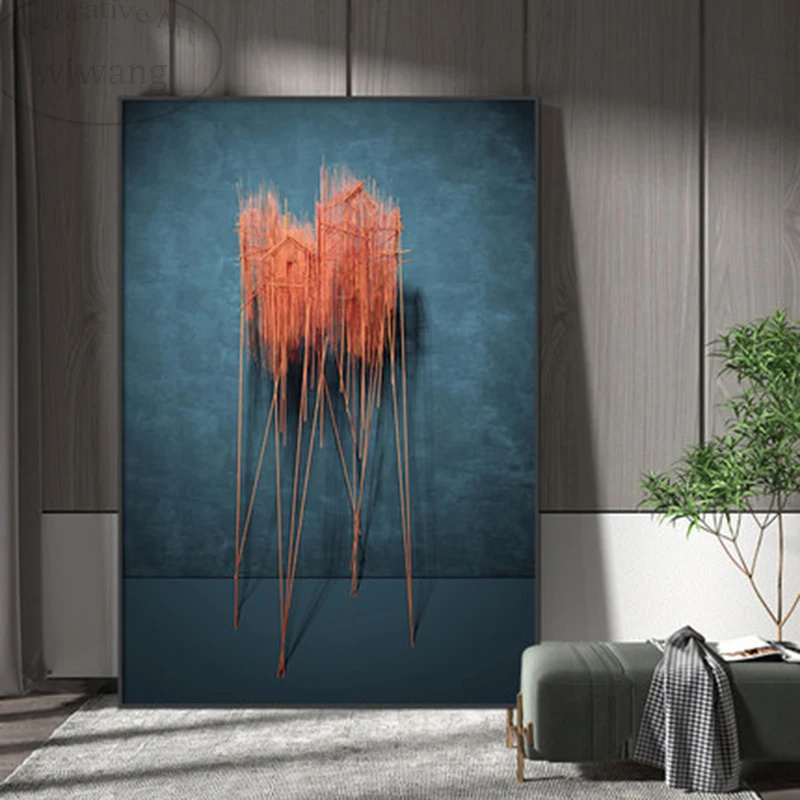 

Minimalist Mural Abstract Art Canvas Painting Living Room Sofa Background Decorative Posters and Prints Wall Pictures Home Decor
