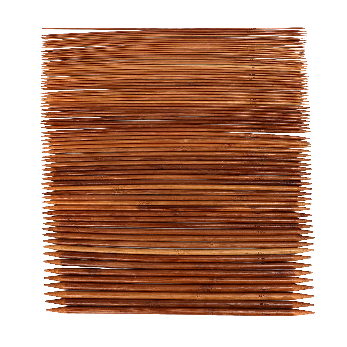 Set Uncinetti Bambù - 15 Pezzi, Diametro 3-25mm, Per Maglia E Crochet - Foto 10