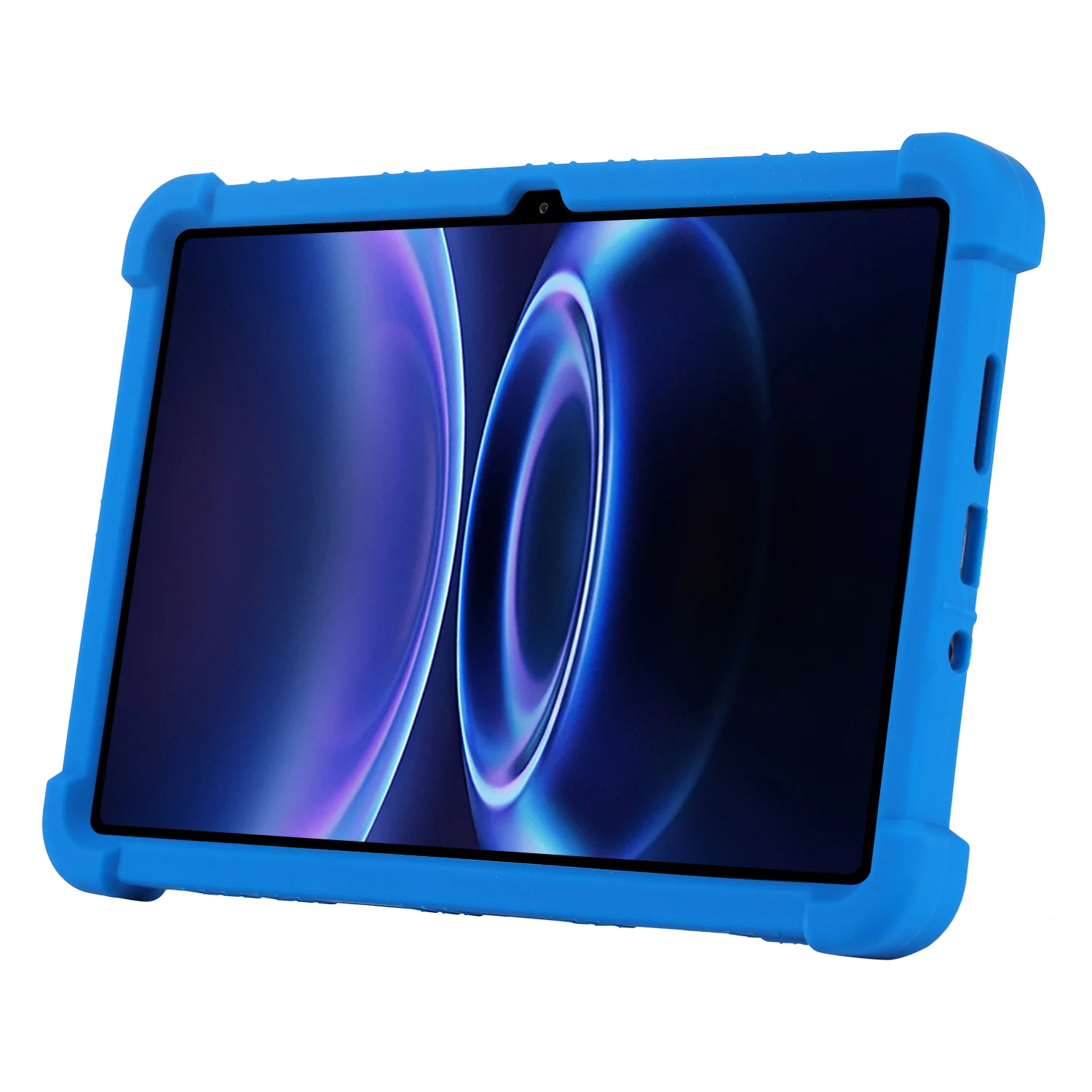 Enhanced Shockproof Silicon Tablet Cover with Kickstand and Airbag Protection - 9.7 inch