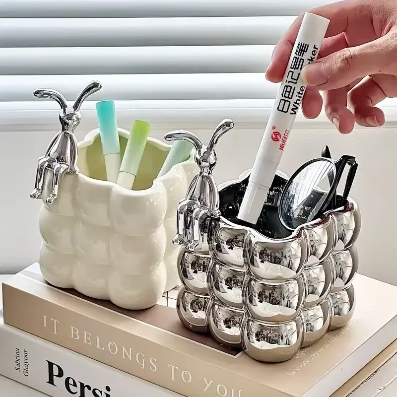 Ceramic Storage Jar 1 piece decorative ceramic storage bowl keys dresser tabletop jewelry storage box for home organization and storage