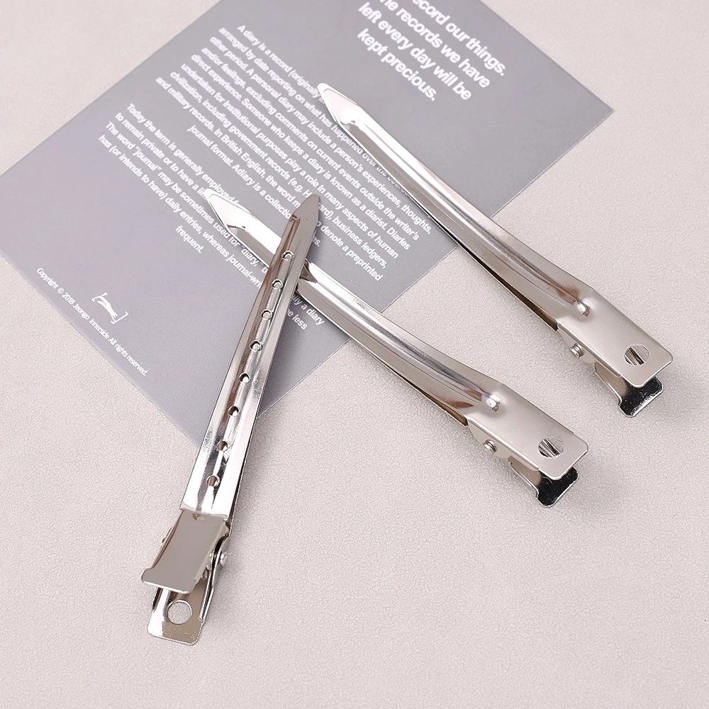 5/100 stücke Metall Friseur Salon Feste Clips Damen Styling Schnitte Haarnadel Klemmen Locken Haar Wurzel Flauschigen Haar Clip Friseur werkzeug – Detail 10