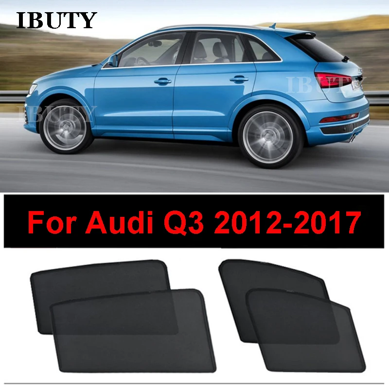 

For Audi Q3 8U 2013 2015 2016 2017 Car Sunshade Side Window Mesh Curtain Sun Visor Sunscreen Heat Insulation Protection Cover