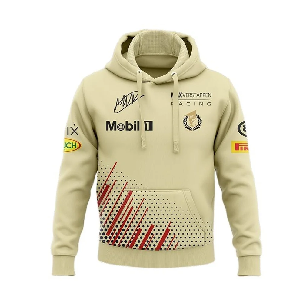 

Autumn and Winter New F1 Polar Racing Sports Shirt Men's Leisure Hoodie 2024 Driver Champion World T-shirt MAX Breathable Fans